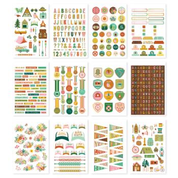 Simple Stories - Aufkleber "Trail Mix" Sticker Book