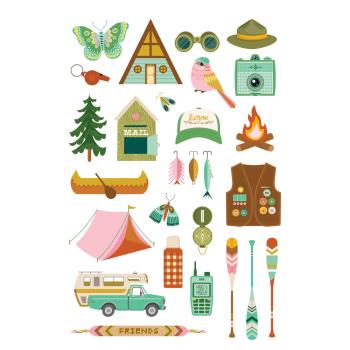 Simple Stories - Aufkleber "Trail Mix" Sticker Book