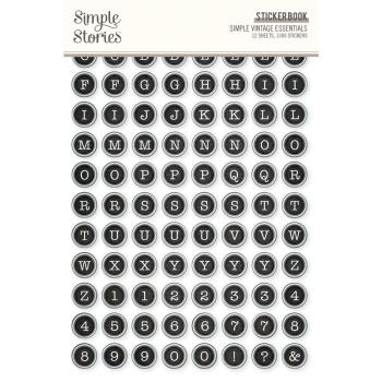 Simple Stories - Aufkleber "Simple Vintage Essentials" Sticker Book