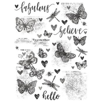 Simple Stories - Transfer Sticker "Butterflies" Rub Ons