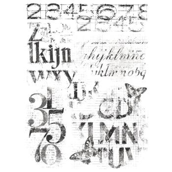 Simple Stories - Transfer Sticker "Typeset" Rub Ons