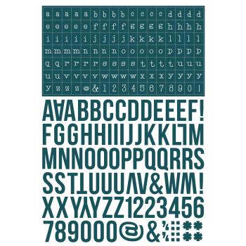 Simple Stories - Aufkleber "Color Vibe Darks Alphabet" Sticker Book