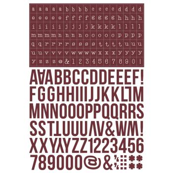 Simple Stories - Aufkleber "Color Vibe Darks Alphabet" Sticker Book