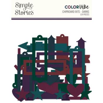 Simple Stories - Stanzteile "Color Vibe Darks" Die Cuts