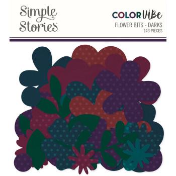 Simple Stories - Stanzteile "Flowers Bits " Die Cuts