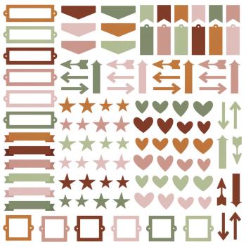 Simple Stories - Stanzteile "Color Vibe Boho" Die Cuts