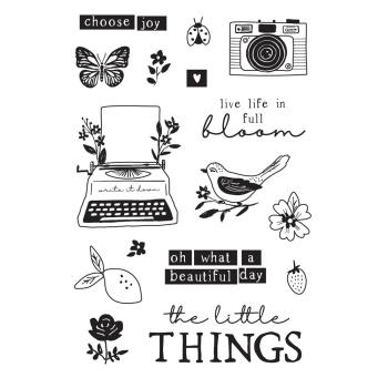 Simple Stories - Stempelset "The Little Things" Clear Stamps 