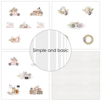 Simple and Basic - Designpapier "Cozy Christmas" Paper Pack 12x12 Inch - 8 Bogen 