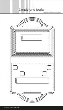 Simple and Basic - Stanzschablone 10,5x20 cm "Giftcard Envelope" Dies