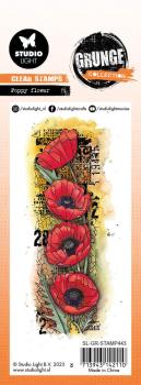 Studio Light - Stempel "Poppy Flower" Clear Stamps Grunge Collection