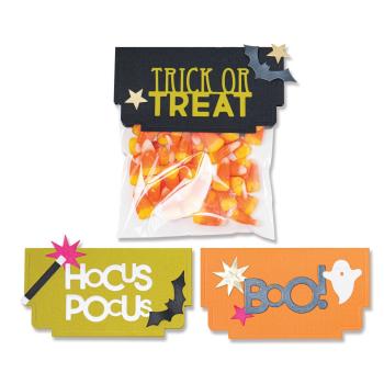 Sizzix - Stanzschablone "Halloween Toppers" Thinlits Craft Dies by Olivia Rose