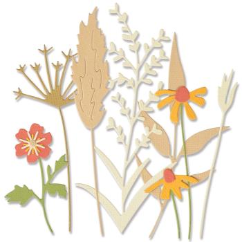 Sizzix - Stanzschablone "Delicate Autumn Stems" Thinlits Craft Dies by Olivia Rose