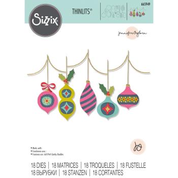 Sizzix - Stanzschablone "Funky Baubles " Thinlits Craft Dies by Jennifer Ogborn