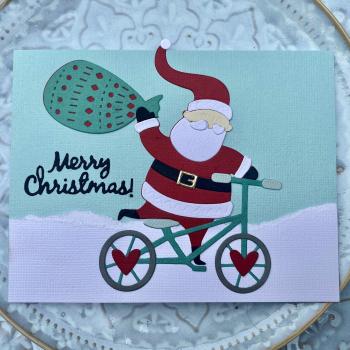 Sizzix - Stanzschablone "Santa's Bike" Thinlits Craft Dies by Olivia Rose