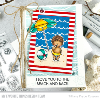 My Favorite Things - Designpapier "Sand, Surf, & Sky" Paper Pad 6x6 Inch - 24 Bogen