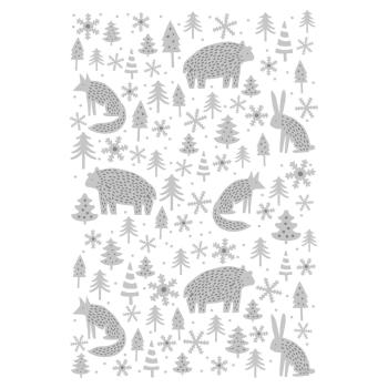 Sizzix - 3D Prägefolder "Nordic Pattern" Embossing Folder Design by Olivia Rose