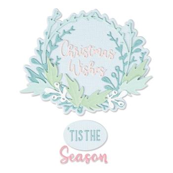 Sizzix - Stanzschablone "Detailed Wreath" Thinlits Craft Dies by Olivia Rose