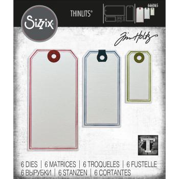 Sizzix - Stanzschablone "Framed Tags" Thinlits Craft Dies by Tim Holtz