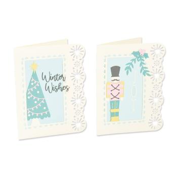 Sizzix - Stanzschablone "Nutcracker Card Base" Thinlits Craft Dies by Olivia Rose