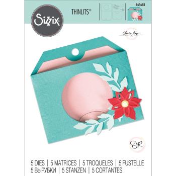 Sizzix - Stanzschablone "Pocket Tag" Thinlits Craft Dies by Olivia Rose