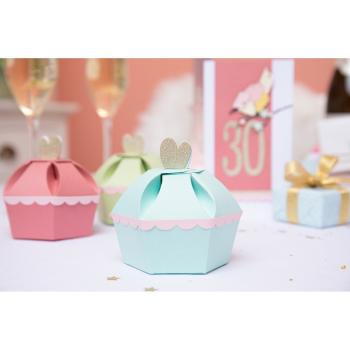 Sizzix - Stanzschablone "Fabulous Cupcake Box" Thinlits Craft Dies by Debi Potter