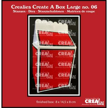 Crealies - Stanzschablone "Milk Carton Large" Create A Box Dies