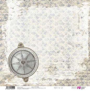 Papers For You - Leinwandpapier "Under The Sea" Paper Pack Canvas 30,5x31 cm - 8 Bogen 