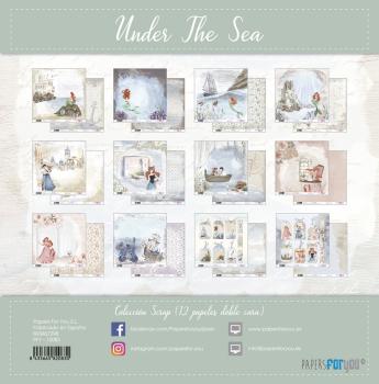 Papers For You - Designpapier "Under The Sea " Paper Pack 30,5x32 cm - 12 Bogen 