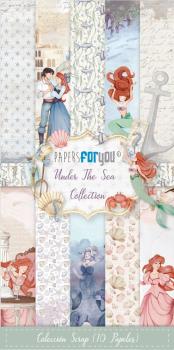 Papers For You - Designpapier "Under The Sea" Scrap Paper Pack 6x12 Inch - 10 Bogen 