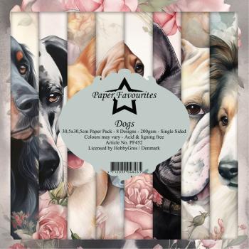 Paper Favourites - Designpapier "Dogs" Paper Pack 12x12 Inch 8 Bogen