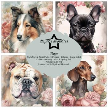 Paper Favourites - Designpapier "Dogs" Paper Pack 12x12 Inch 8 Bogen