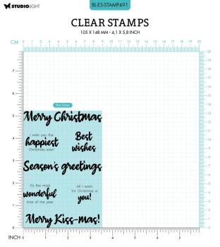 Studio Light - Stempelset "Best Wishes" Clear Stamps