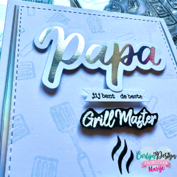 Carlijn Design "Papa papa" Hot Foil  