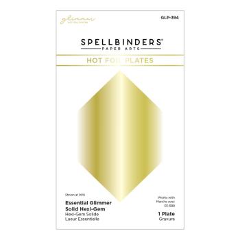 Spellbinders - Heißfolien-Platte "Hexi-Gem" Hot Foil Plate