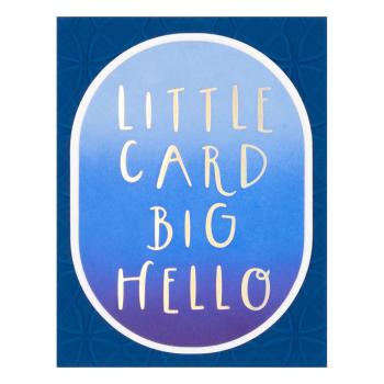 Spellbinders - Heißfolien-Platte "Little Card Big Hello" Hot Foil Plate