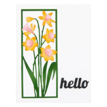 Spellbinders - Stanzschablone "Daffodil Frame" Dies