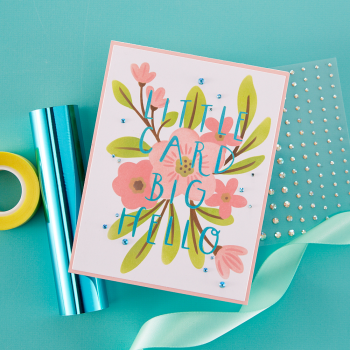 Spellbinders - Schablone "Hello Blooms" Stencil