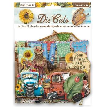 Stamperia - Stanzteile "Sunflower" Die Cuts