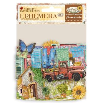 Stamperia - Stanzteile "Sunflower Art" Die Cuts Ephemera