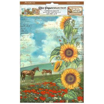 Stamperia - Decopatch Papier "Selection" Decoupage A4 - 6 Bogen  