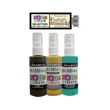 Stamperia - Aquarellfarbe "Sunflower Art" Aquacolor Paint Kit 3x60ml