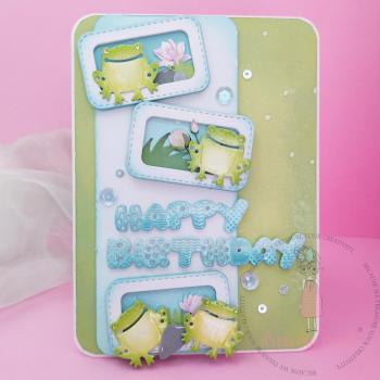 Dress My Craft - Stanzschablone "Cute Birthday" Dies