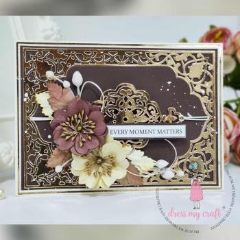 Dress My Craft - Stanzschablone "Decorative Panel With Lace" Dies