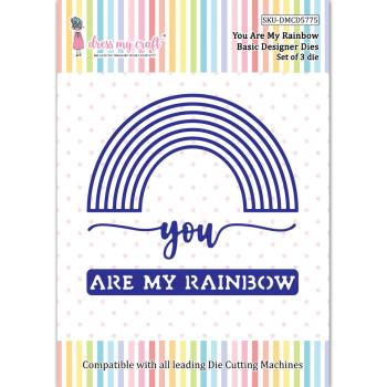 Dress My Craft - Stanzschablone "You Are My Rainbow" Dies