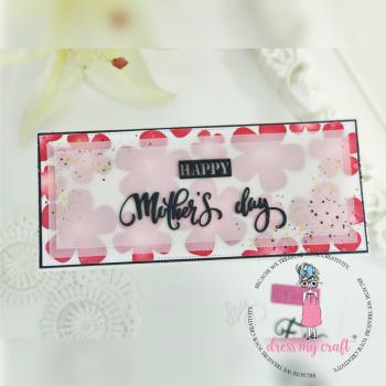 Dress My Craft - Stanzschablone "Mother's & Father's Day" Dies