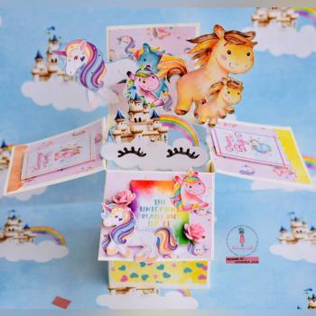 Dress My Craft - Designpapier "Magical Unicorn" Paper Pack 12x12 Inch - 24 Bogen