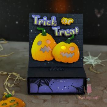 Dress My Craft - Stanzschablone "Trick Or Treat Halloween" Dies