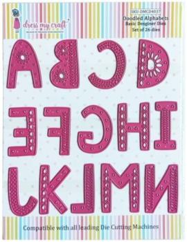 Dress My Craft - Stanzschablone "Doodled Alphabets" Dies