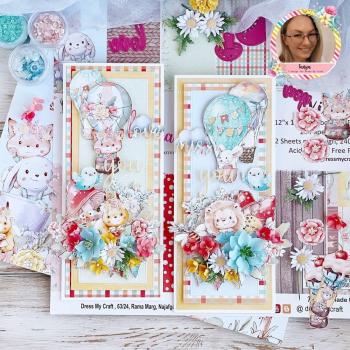 Dress My Craft - Stanzschablone "Card Sentiments" Dies