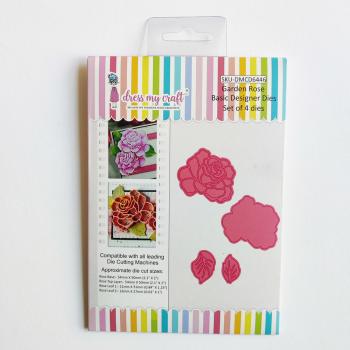 Dress My Craft - Stanzschablone "Garden Rose" Dies